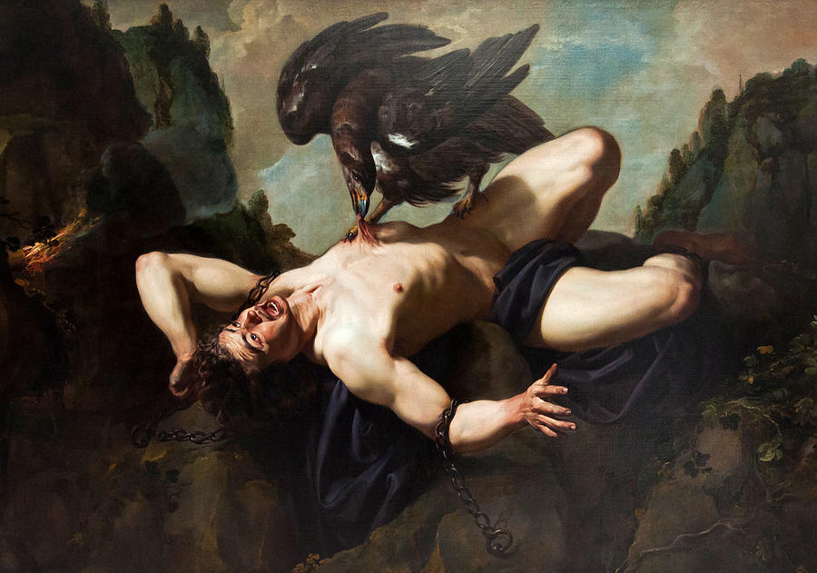 Prometheus Painting by Theodoor Rombouts