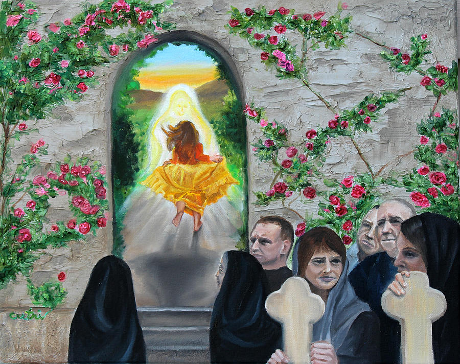 Jesus Christ Painting - Prophetic MS 38 Before the Miracle by Anne Cameron Cutri
