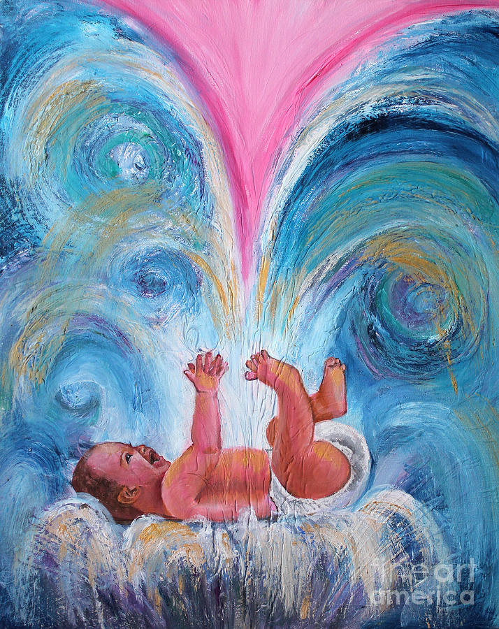 Prophetic MS 41  Renewal New Life Painting by Anne Cameron Cutri