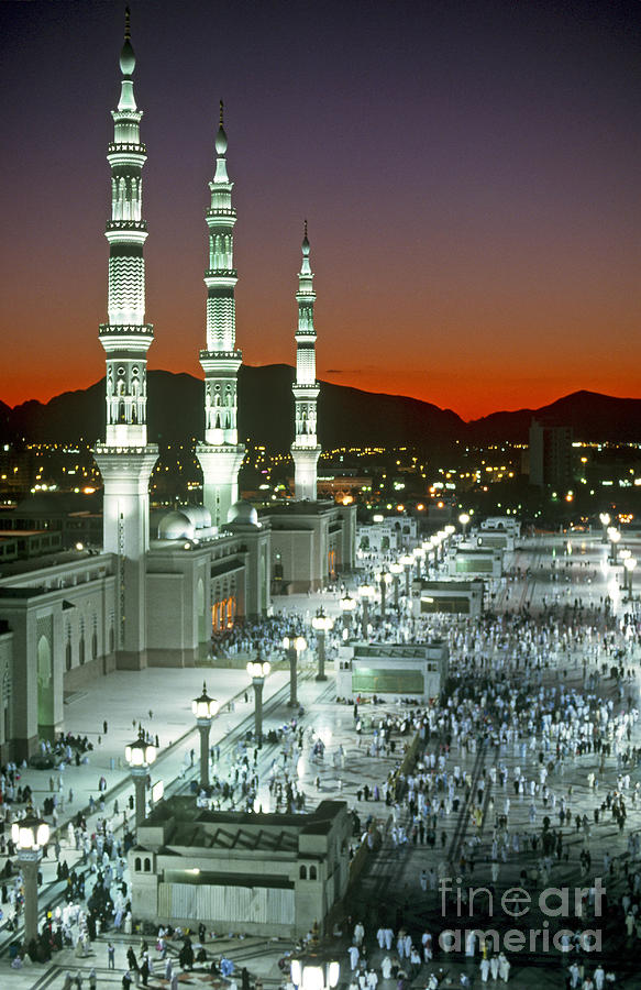 Prophets Mosque, Medina Photograph by Kazuyoshi Nomachi