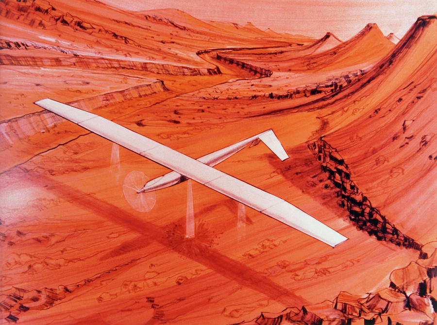 Proposed Aircraft To Study Mars Photograph By Nasa/science Photo Library.