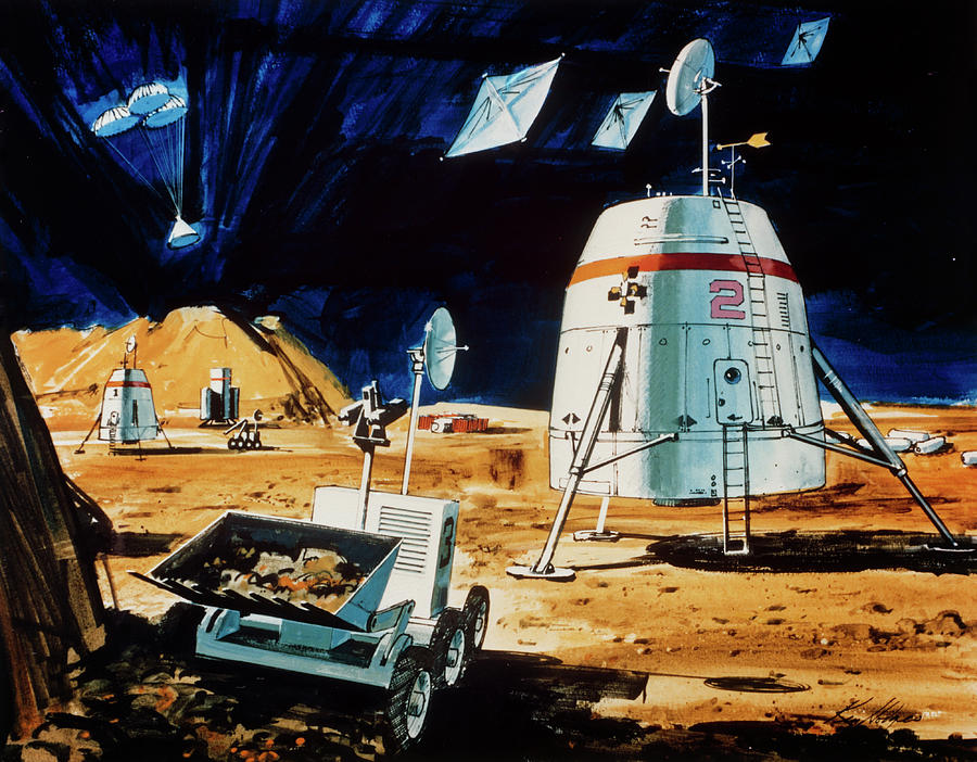Proposed Mission To Mars In 1990s Photograph by Nasa/science Photo Library