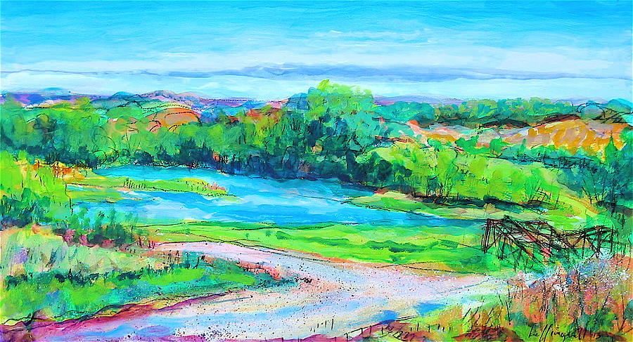 Proposed Quarry Park Painting by Les Leffingwell