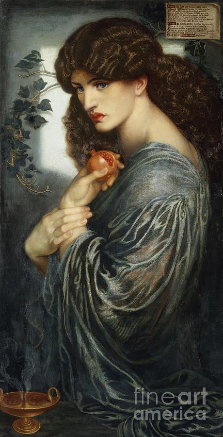 Proserpine Painting by Dante Gabriel Rossetti