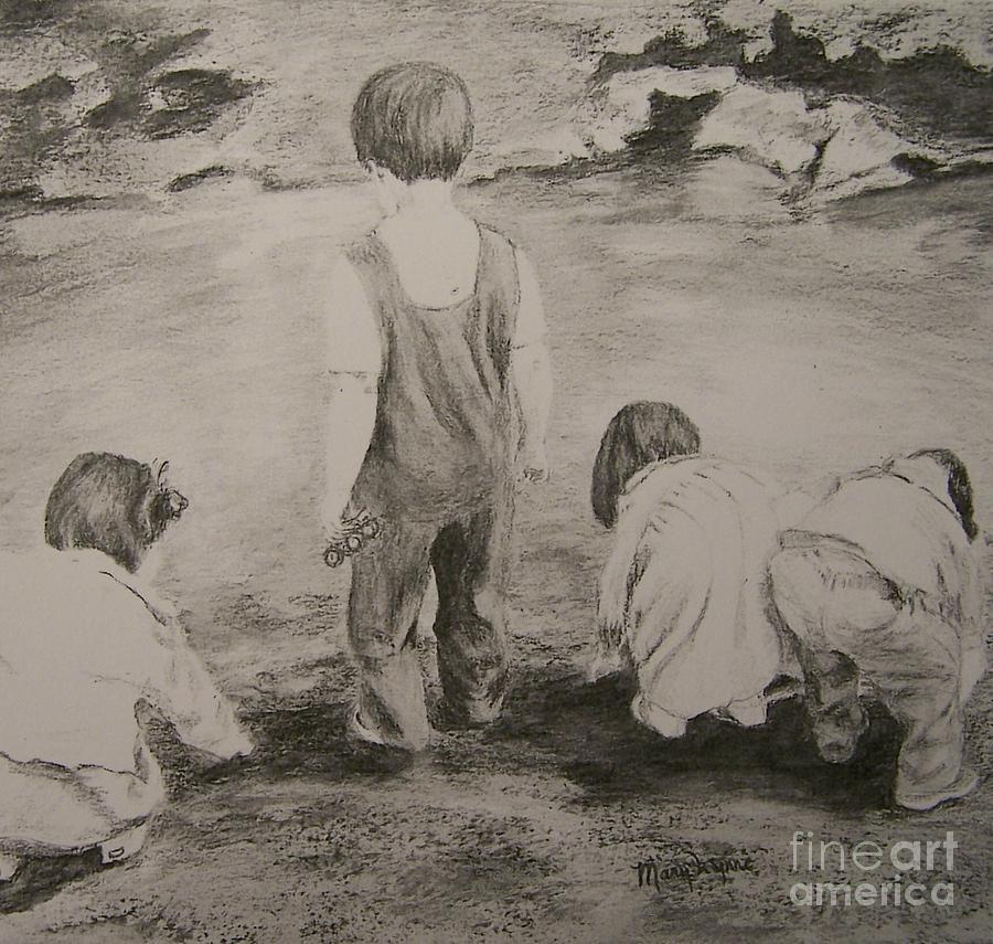 Prospectors Drawing by Mary Lynne Powers