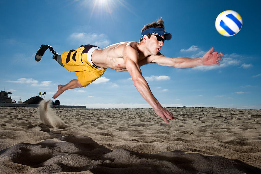 Prosthetic Volleyball Photograph by MichaelSvoboda