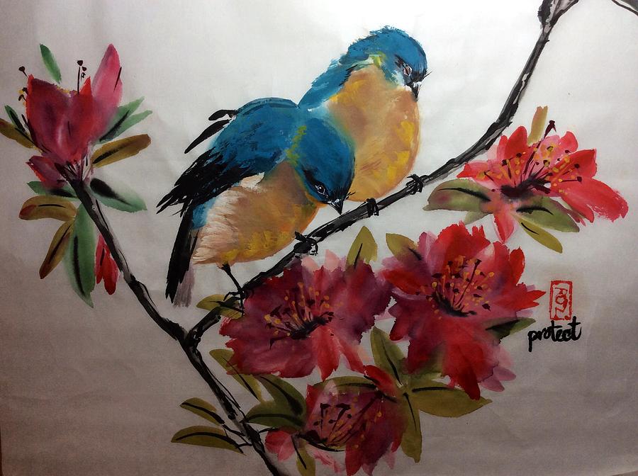 Protect Painting by Rosalind Clarke