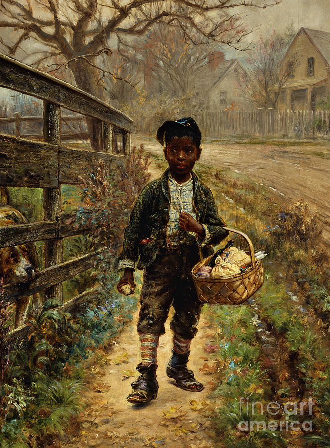 Protecting the Groceries Painting by Edward Lamson Henry