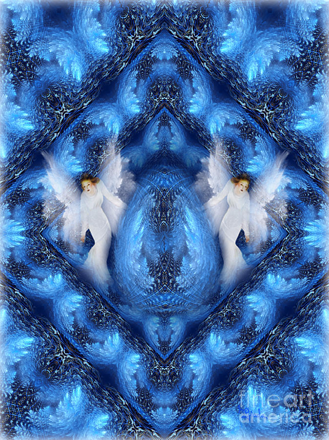 Protecting the pineal gland - meditation art  by Giada Rossi Digital Art by Giada Rossi