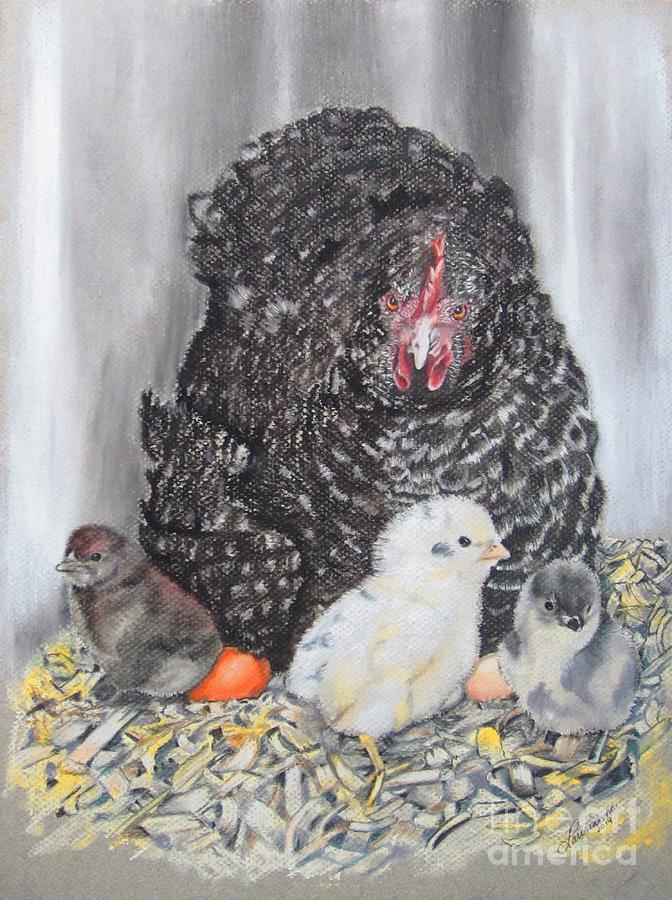 Protective Mom Painting by Laurianna Taylor