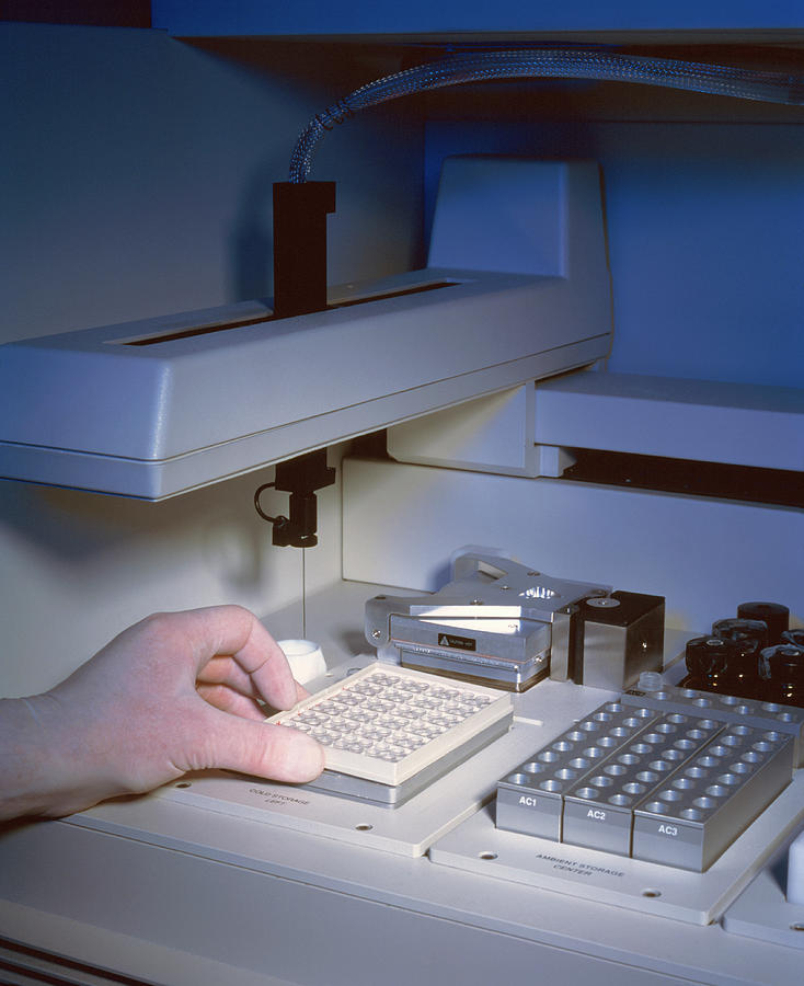 Protein Analysis Photograph by Medical School, University Of Newcastle Upon Tyne/simon Fraser/science Photo Library