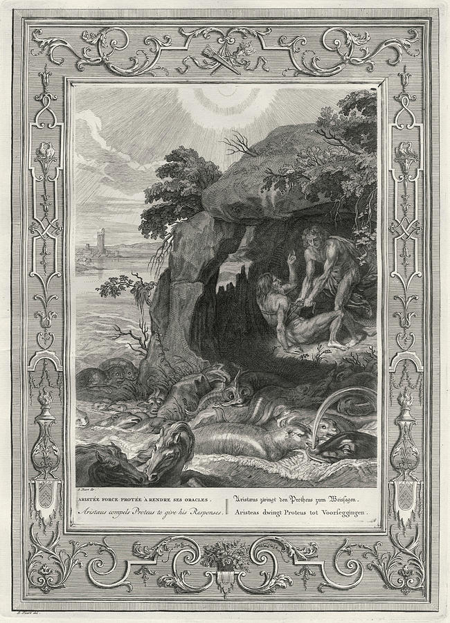 Proteus Changes His Shape To Avoid Drawing by Mary Evans Picture