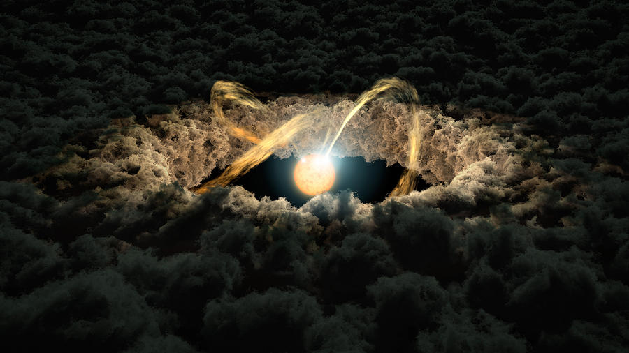 Protoplanetary Disk Photograph by Science Source