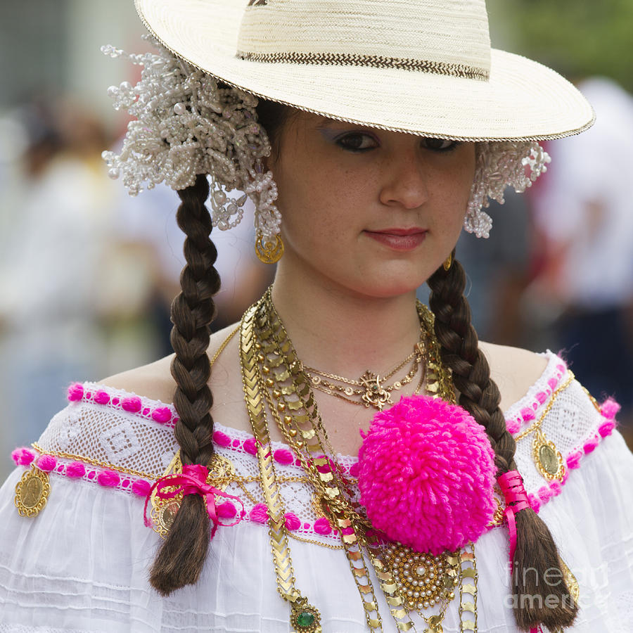 Proud Panama Lady  Photograph by Heiko Koehrer-Wagner