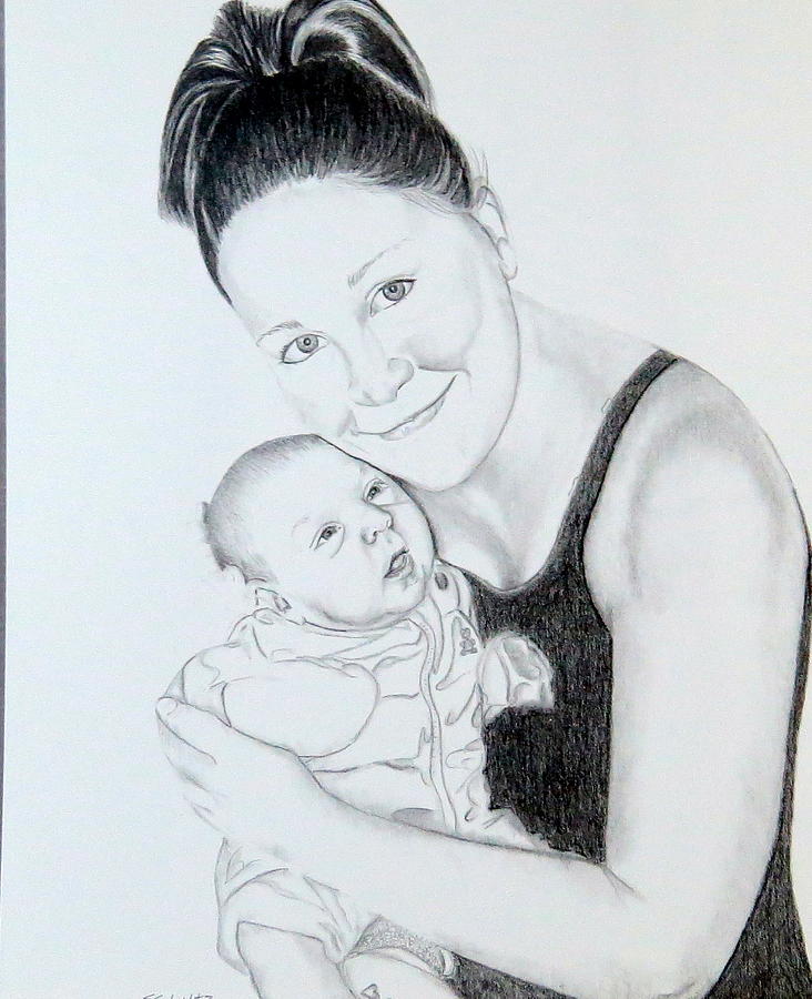 Proud Parent Drawing by Sharon Schultz