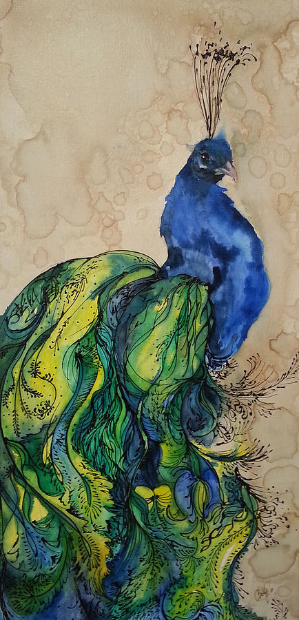 Proud Peacock Blue by Christy Freeman Stark Proud Peacock Blue by Christy Freeman Stark