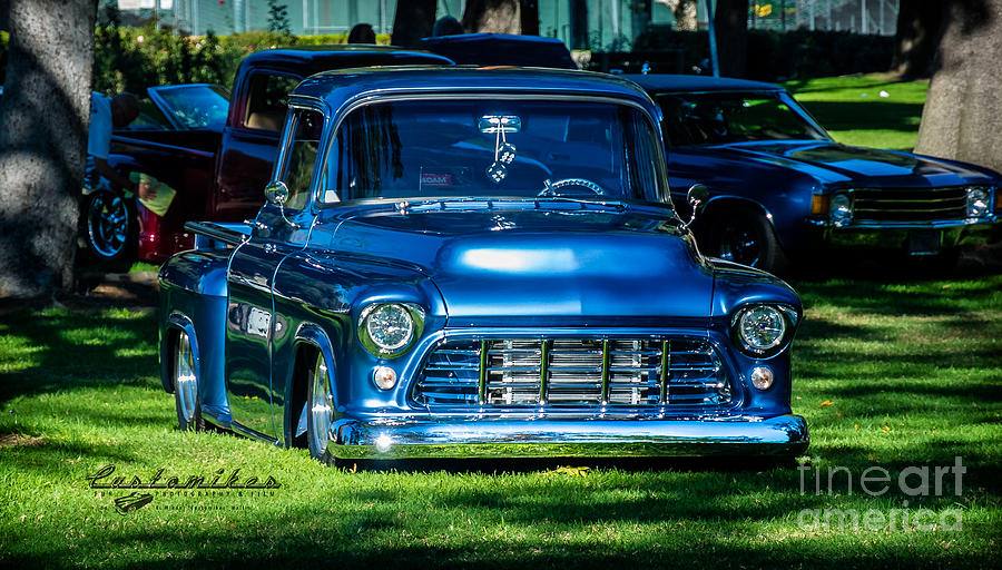 Truck Photograph - Proudly displayed in the park by Customikes Fun Photography and Film Aka K Mikael Wallin