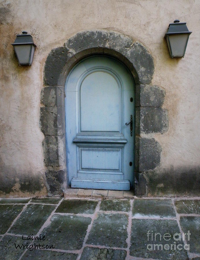 Provence Blue Door Photograph by Lainie Wrightson