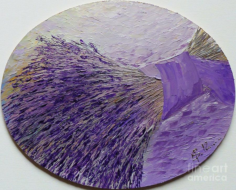 Provence Lavender Forever Painting by Amalia Suruceanu