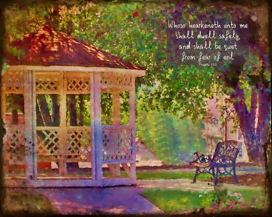 Proverbs 1 33 Digital Art By Michelle Greene Wheeler Pixels