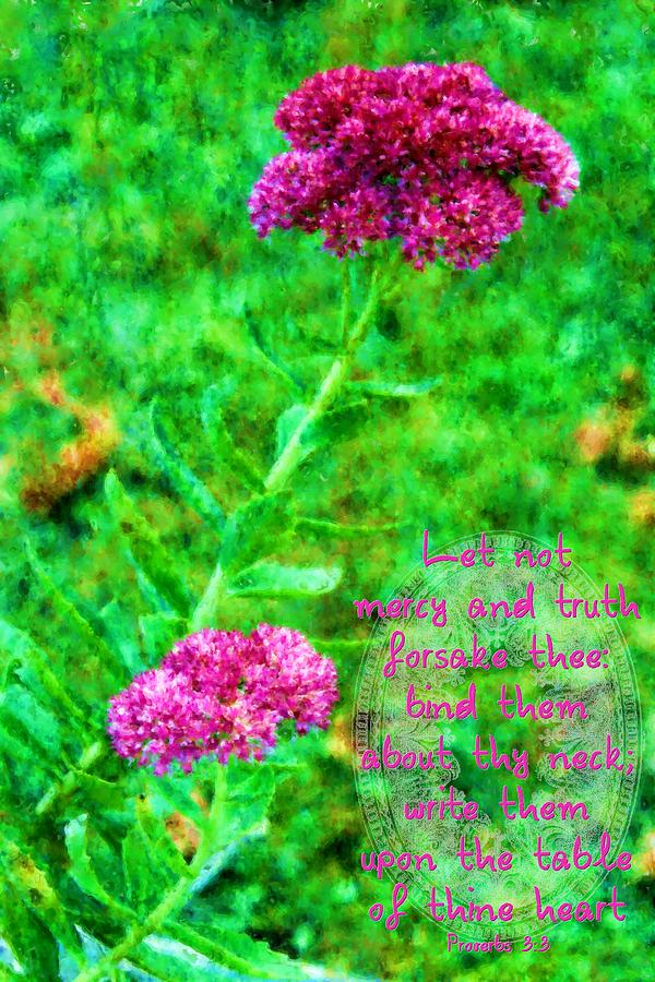 Proverbs 3 3 Digital Art by Michelle Greene Wheeler - Fine Art America