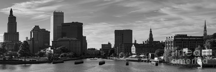Providence Panorama I BW Photograph by David Gordon