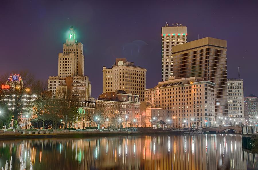 providence Rhode Island from the far side of the waterfront Photograph ...