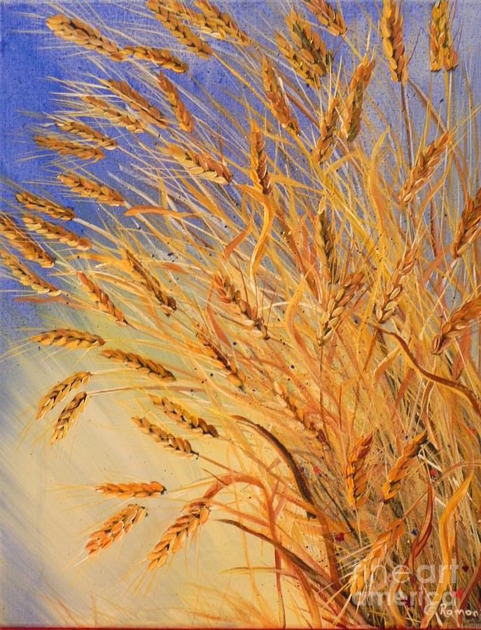 Wheat Painting - Provision by Ramona Swift-Thiessen.