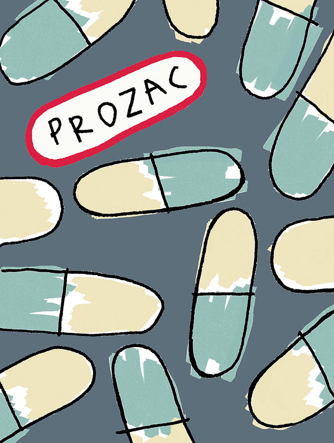 Prozac Photograph by Anna Wright/science Photo Library