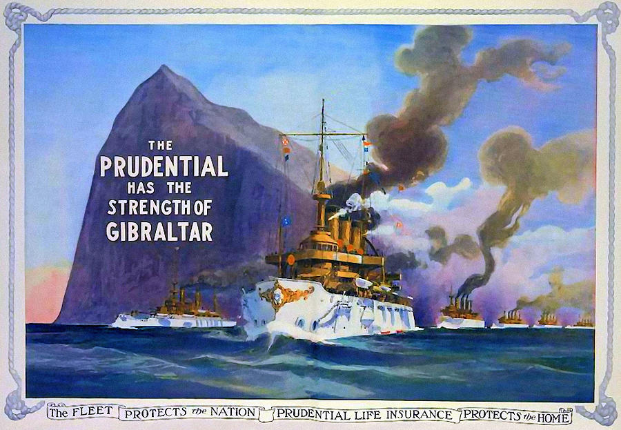 Prudential Life Insurance Poster Mixed Media by Charlie Ross