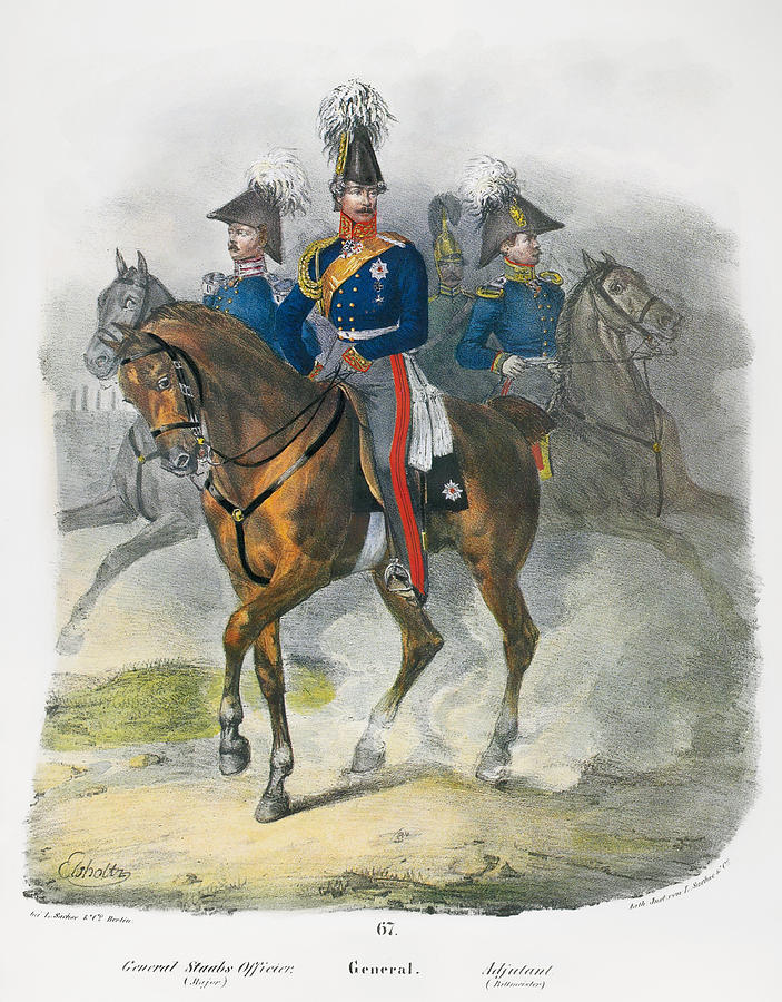 Prussian Soldiers, 1830 Painting by Granger - Fine Art America