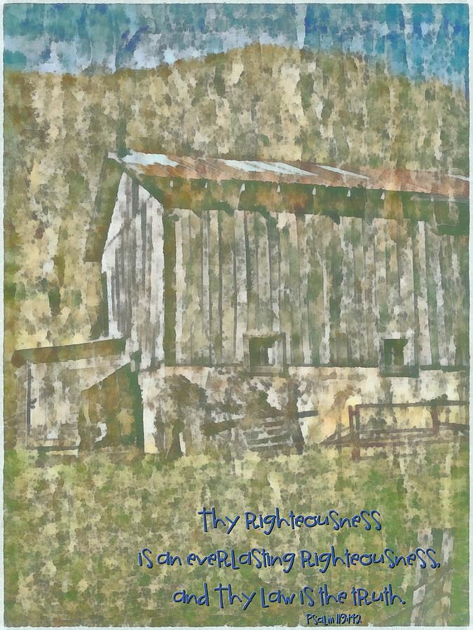 Psalm 119 142 Digital Art By Michelle Greene Wheeler Fine Art America