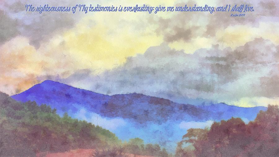 Psalm 119 144 Digital Art By Michelle Greene Wheeler Fine Art America