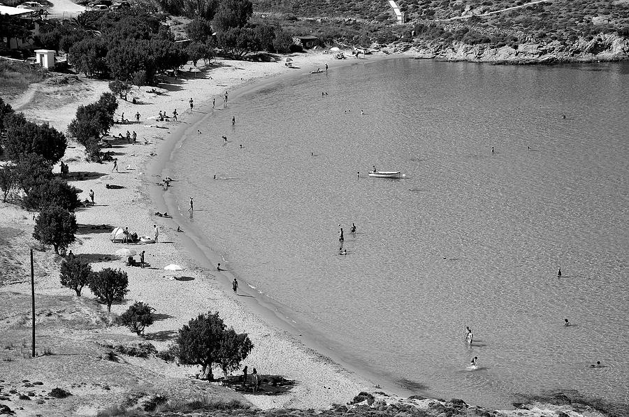 Transparent Water Photograph - Psili Ammos beach in Serifos island #2 by George Atsametakis