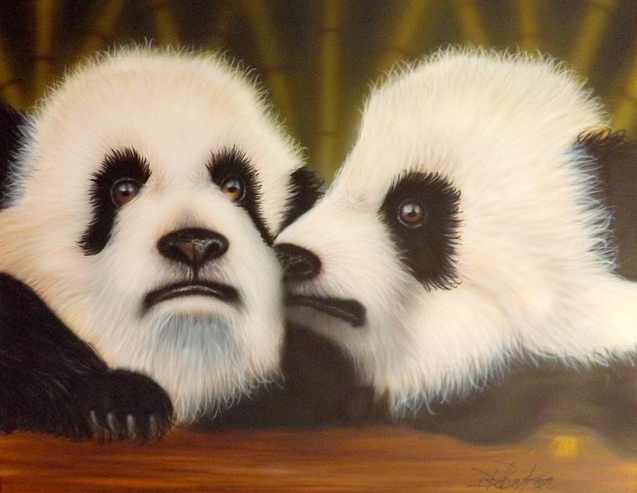 Pssst... Painting by Darren Robinson