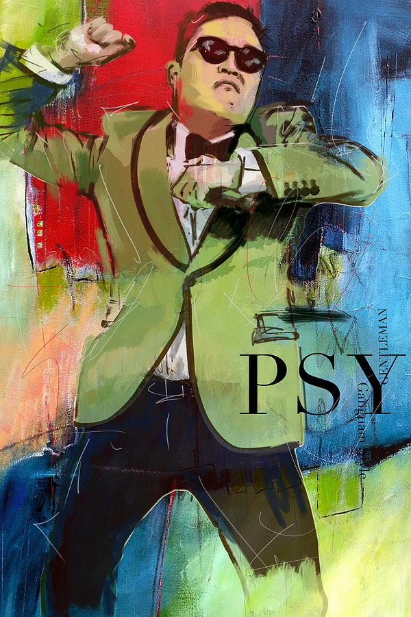 Psy Painting by Corporate Art Task Force