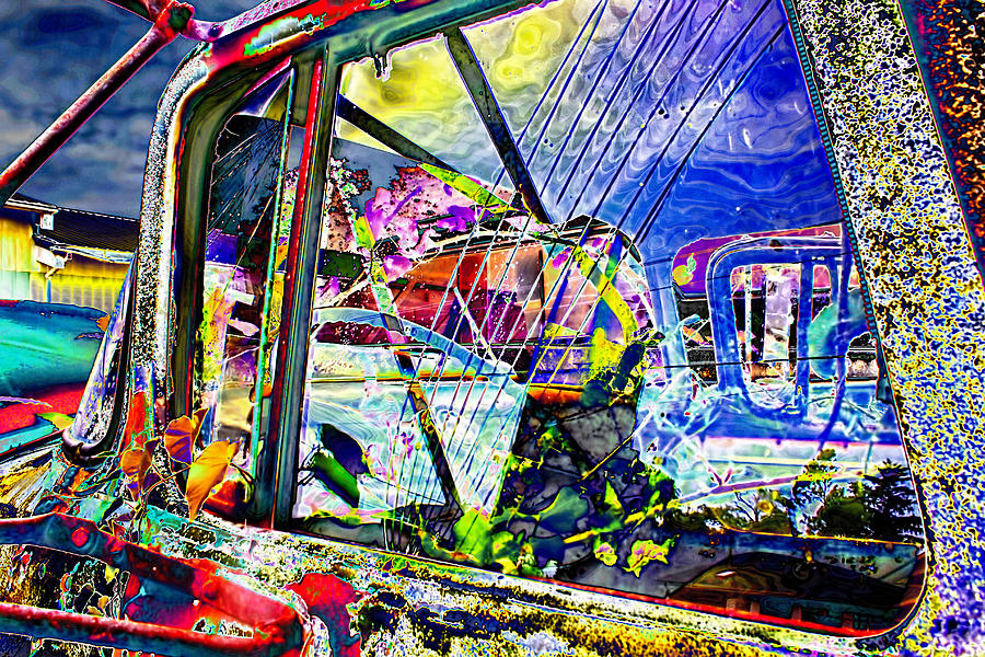 Psychadelic Truck Photograph by Cathy Anderson
