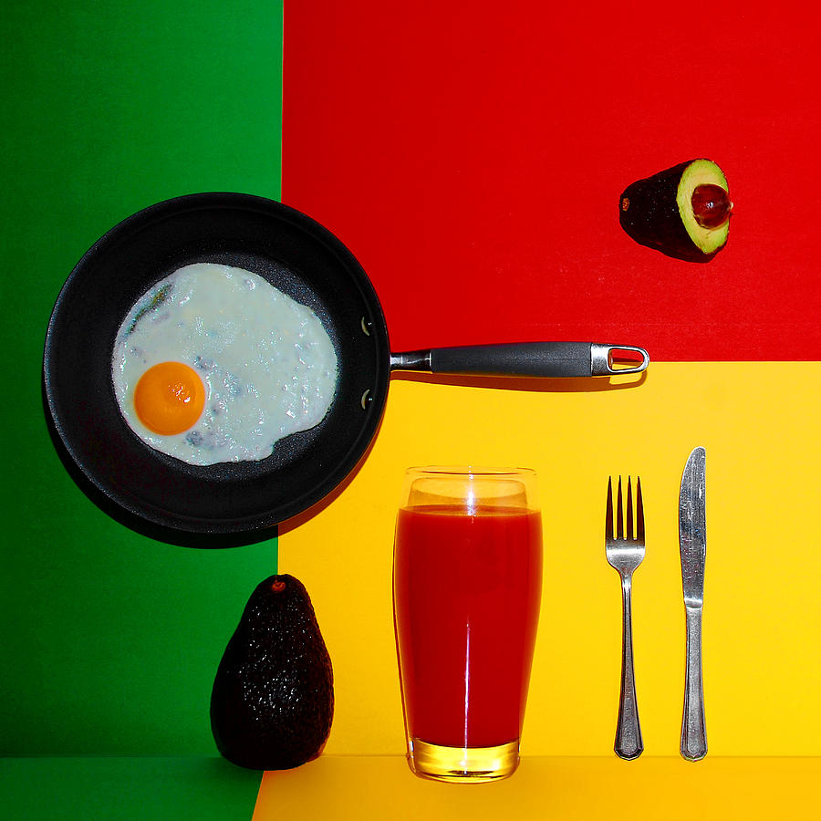 Psychedelic Breakfast Photograph by Andrei SKY
