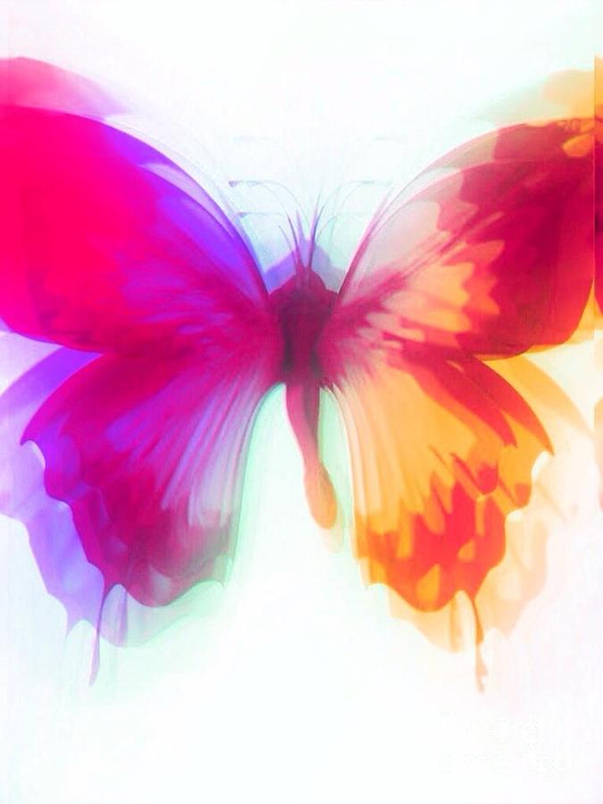 Psychedelic Butterfly Digital Art by Gayle Price Thomas - Pixels