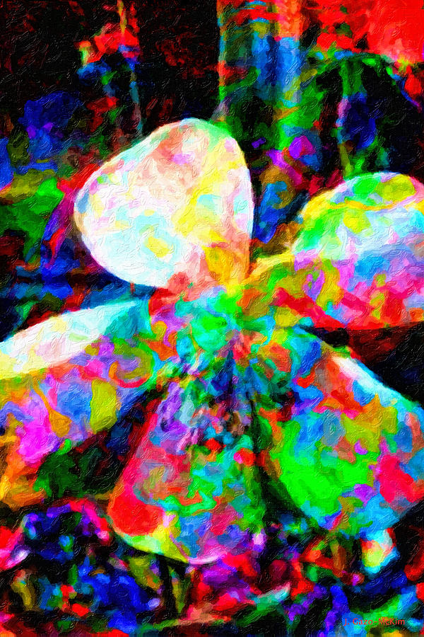 Psychedelic Flower Photograph by JoAnne GazoMcKim