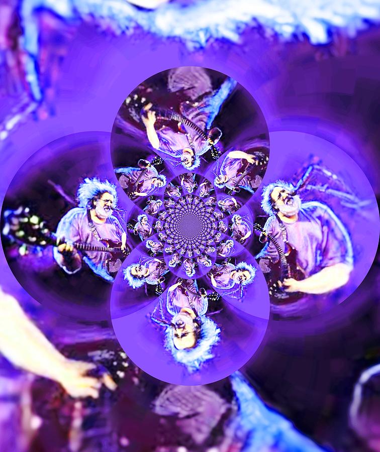 Purple Photograph - Psychedelic Garcia  by David Munoz