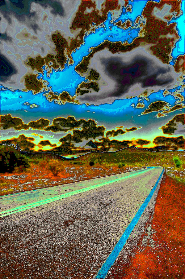 Psychedelic Highway Photograph by David Patterson