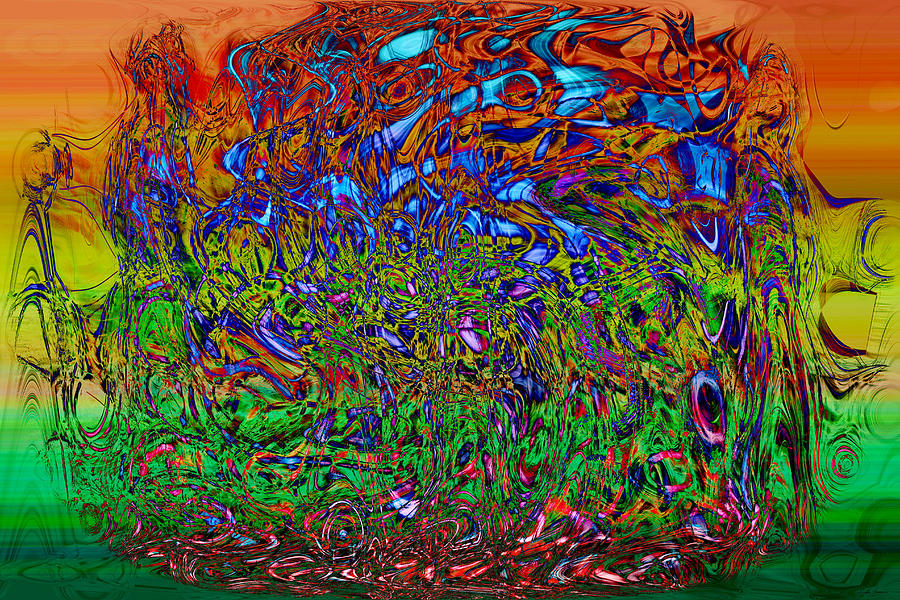 Psychedelic Mind Digital Art by Linda Sannuti