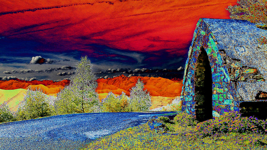 Psychedelic Pyrenean Shelter Photograph by John Topman
