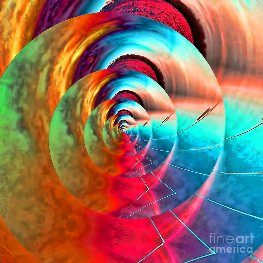 Psychedelic Spirals Photograph by Clare VanderVeen