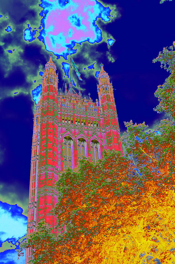 Psychedelic Westminster Photograph by Richard Henne