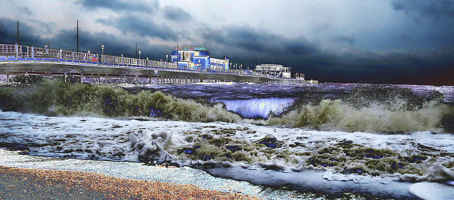 Psychedelic Worthing Pier Photograph by John Topman