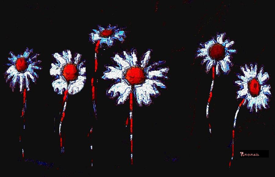 Psychic Daisies Photograph by A L Sadie Reneau