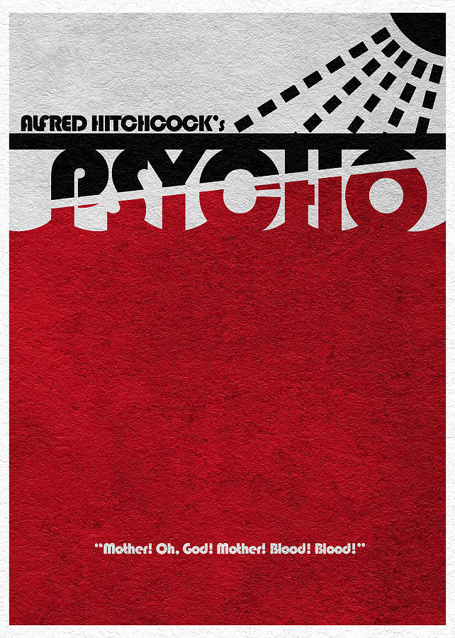 Psycho Movie Digital Art - Psycho by Inspirowl Design