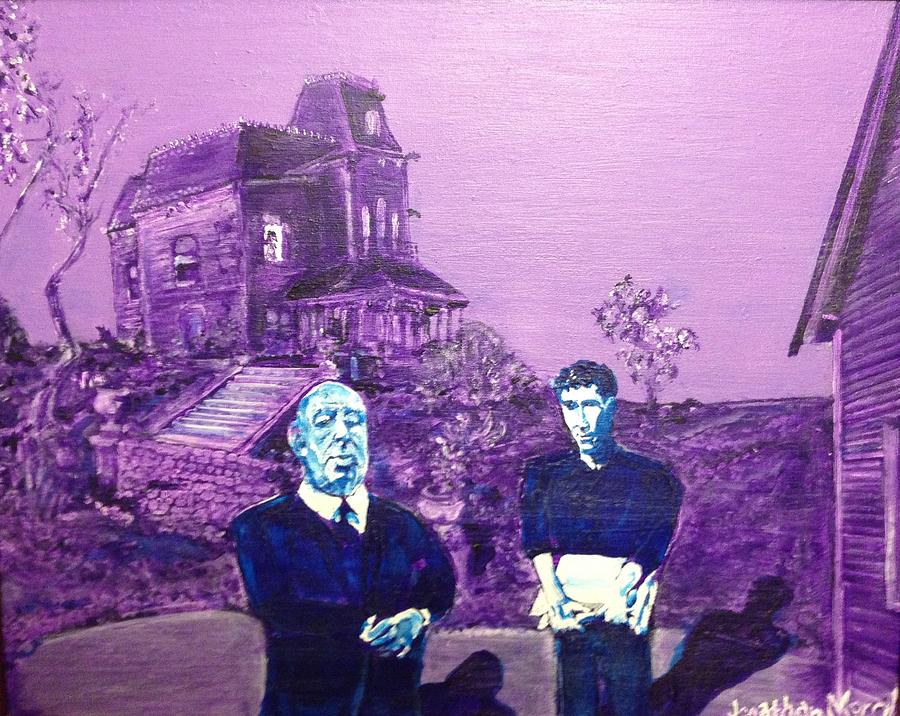 Psycho Set Painting by Jonathan Morrill